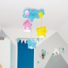 lampara colgante infantil casitas -1- Kelektron 606
