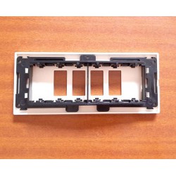 PLACA 4 ELEMENTOS PLASTIMETAL 104-4 MARFIL