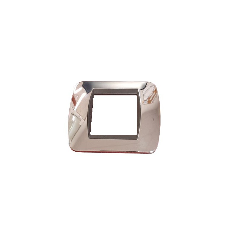 Placa_bticino_living_internaciona_cromo_brillo_espejo_l4802cr