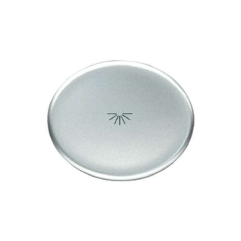 NIESSEN TACTO TECLA PULSADOR  SIMBOLO LUZ, PLATA  5504 PL