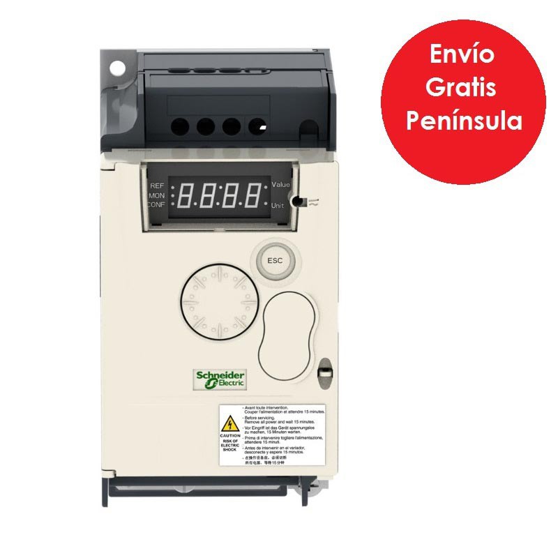 ATV12H037M2 - VARIADOR ATV12 0.37kW-0.55hp -200..240V SCHNEIDER