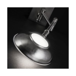 APLIQUE DE PARED LED 5W 4000K, ORIENTABLE NIQUEL SATINADO