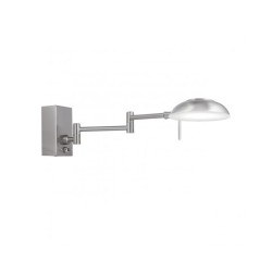 APLIQUE DE PARED LED 5W 4000K, ORIENTABLE NIQUEL SATINADO