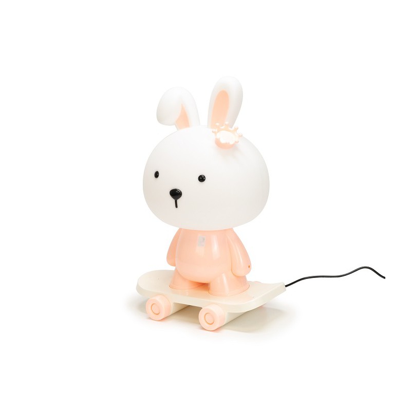lampara_sobremesa_infantil_conejito_rosa_pastel_cute_pet_0120A_kelektron