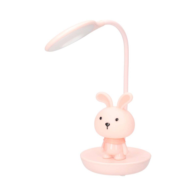 quitamiedos_infantil_con_flexo_conejito_rosa_led_3w