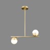Sphiria_2_lampara_colgante_2_x_g9_led_oro_mate_mimax_lighting