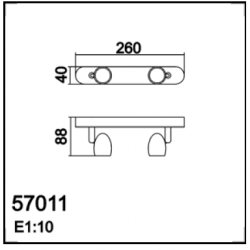 Plafón-2-focos-gu10-blanco-mdc