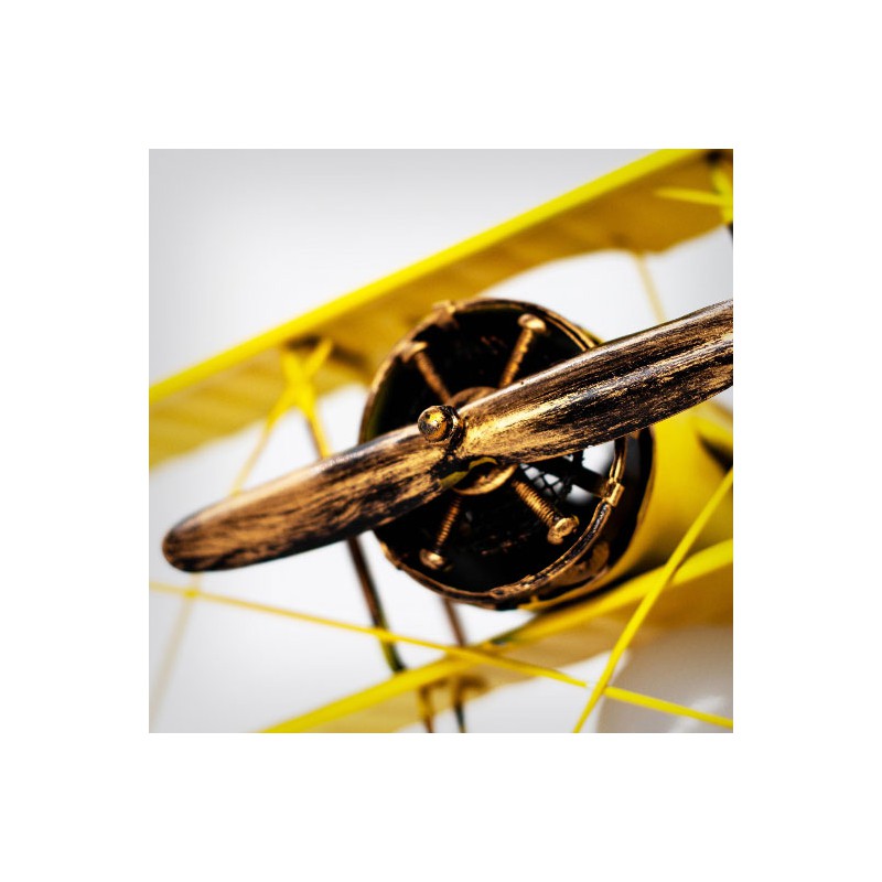 Aplique de pared avión amarillo, modelos infantiles en nuestra web