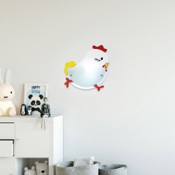 aplique-pared-infantil-gallina-Kelektron-553
