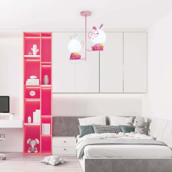 lampara_colgante_infantil_conejo_rosa_kelektron_550