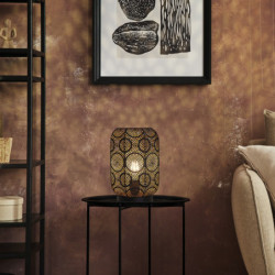 lampara_de_sobremesa_bisbe_negro oro 1 x 60w e_oro_11157_8435045101085