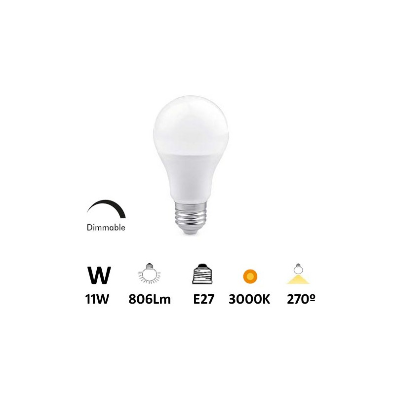 bombilla-led-regulable-11w-3000k-e27-calida