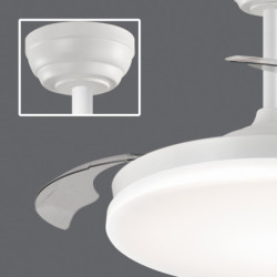 VENTILADOR DE TECHO 30W MINI MALTA BLANCO 40 CM 3 PALAS