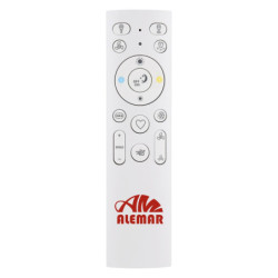 VENTILADOR DE TECHO 21W LED, MOTOR DC, MAHON MADERA OSCURA 107CM 3 PALAS