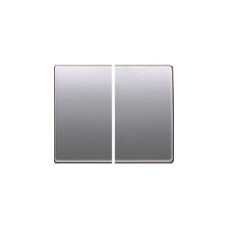 BJC MEGA TECLA DOBLE INTERRUPTOR/CONMUTADOR ALUMINIO PRUSIA  22709-AP