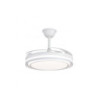 VENTILADOR DE TECHO 72W LED,MOTOR DC,KORFU, BLANCO, 4 ASPAS Ø50cm