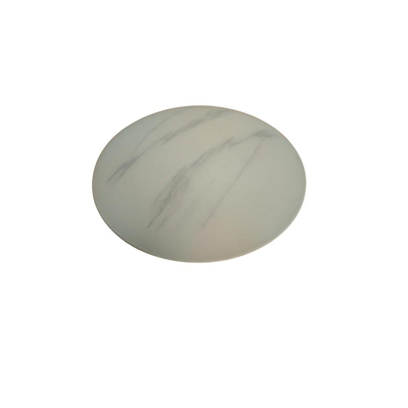 CRISTAL PARA PLAFON TECHO Ø28cm  OPAL CON VETAS GRISES