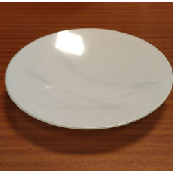 CRISTAL PARA PLAFON TECHO Ø28cm  OPAL CON VETAS GRISES