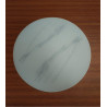 CRISTAL PARA PLAFON TECHO Ø28cm  OPAL CON VETAS GRISES