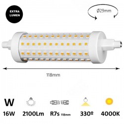 bombilla-lineal-r7s-118mm-2100lm-4000k-16w-medidas