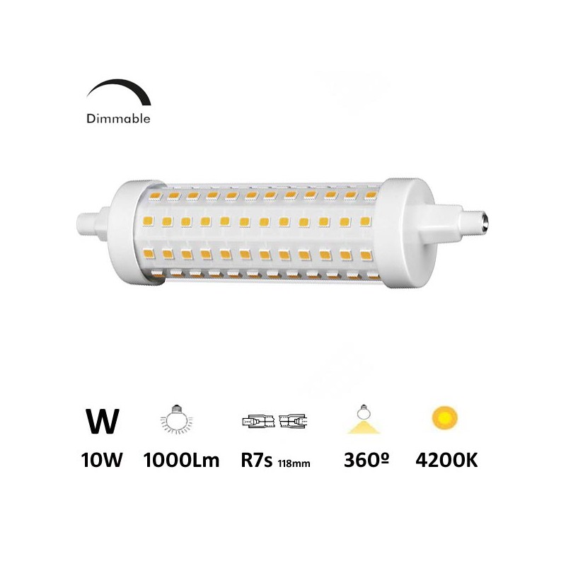 bombilla-led-lineal-10w-r7s-118mm-regulable